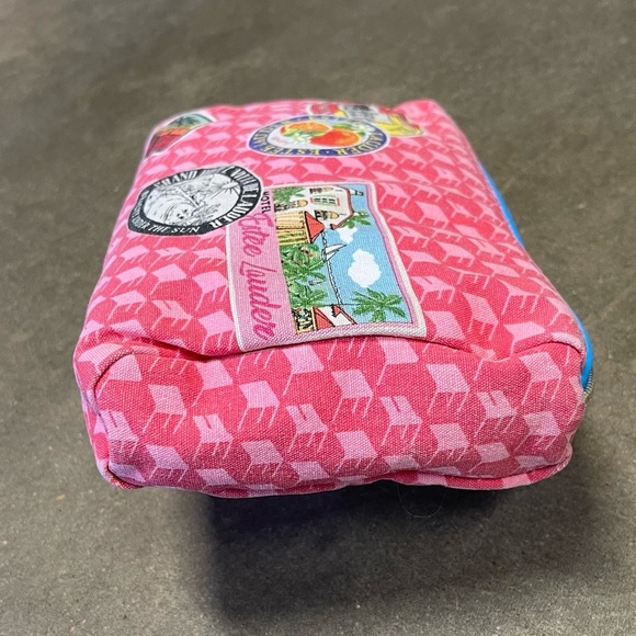 Estee Lauder Cosmetic Makeup Travel Bag- Pink Hotel Resort - Picture 6 of 12